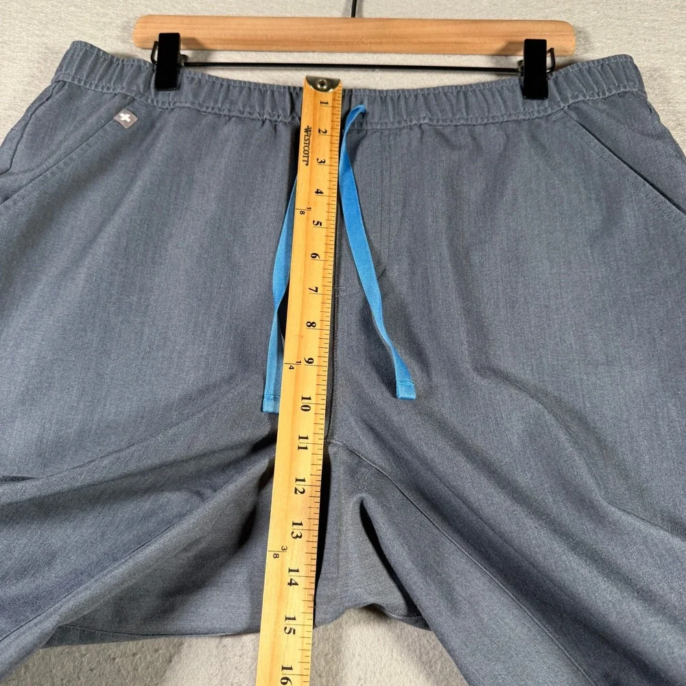 FIGS Technical Collection Scrub Joggers Mens XL Short Gray M23SW2016S Drawstring